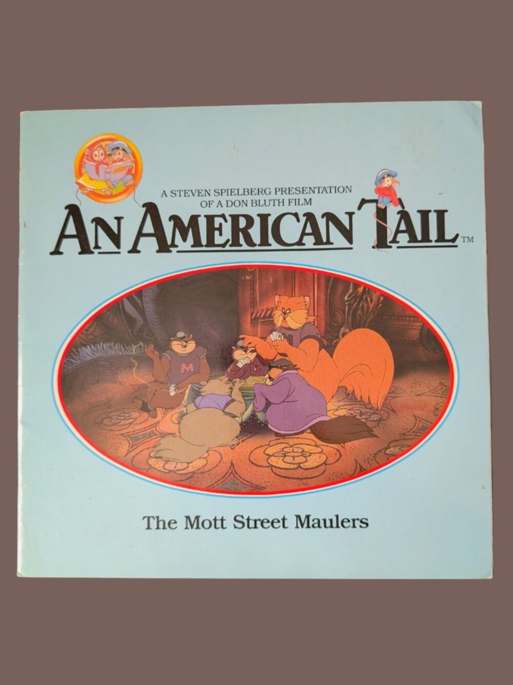10/$25 An American Tail: The Mott Street Maulers 1986 Movie Storybook